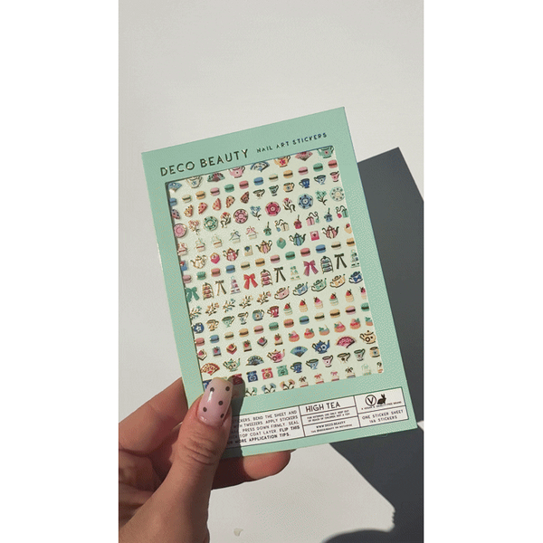 Deco Beauty - Nail Art Stickers - High Tea