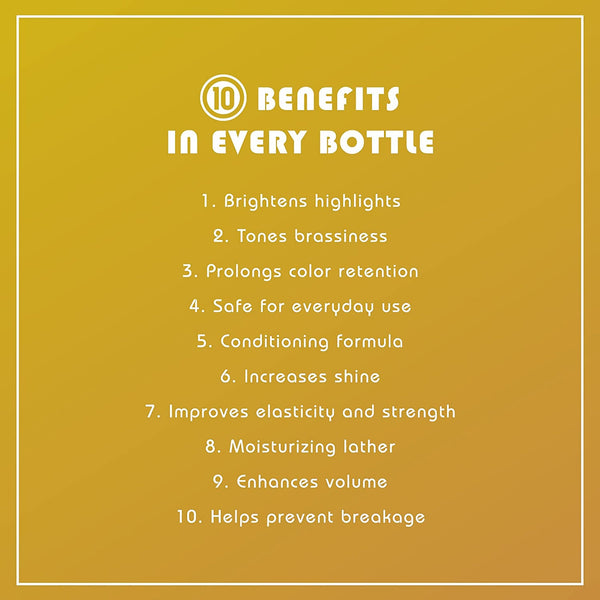 It's a 10 - Miracle Brightening Shampoo For Blondes 10.0 oz