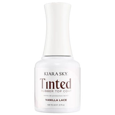 Kiara Sky - Gel Polish - Tinted Rubber Top Coat - Vanilla Lace 0.5 oz - #TNT01