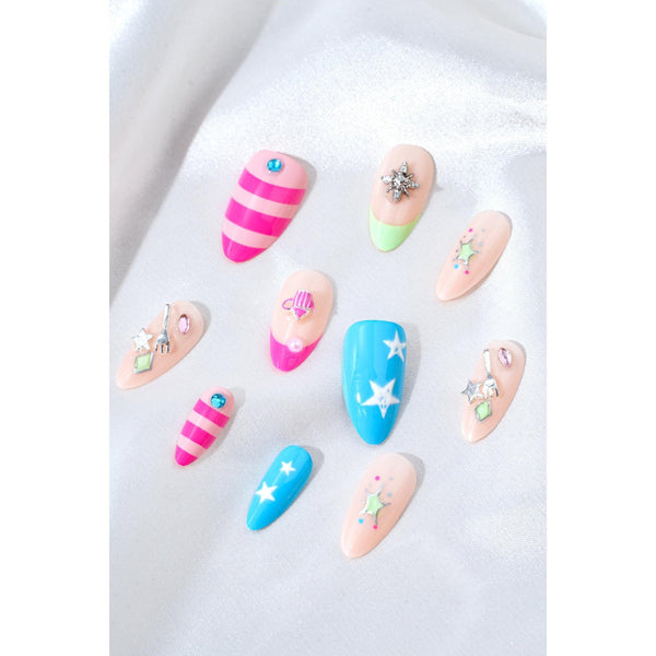Never Have I Ever - Pinky Up – Almond Press-On Nails