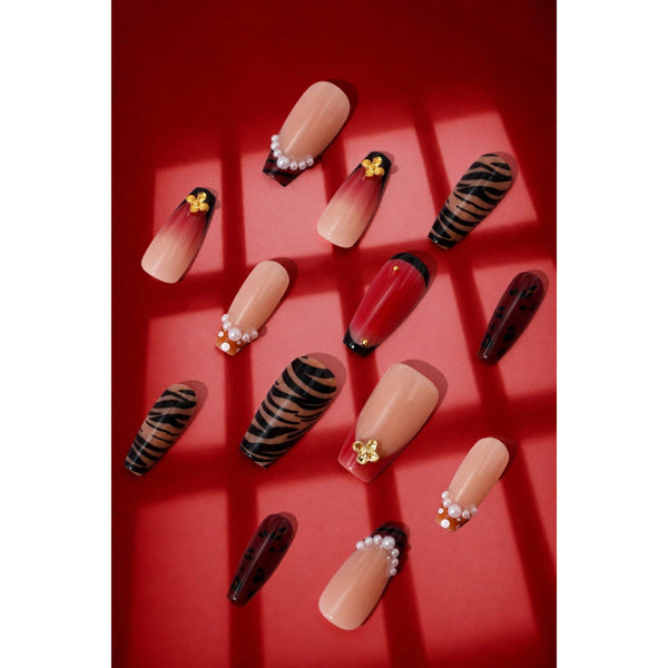 Never Have I Ever - Animal – Coffin Press-On Nails