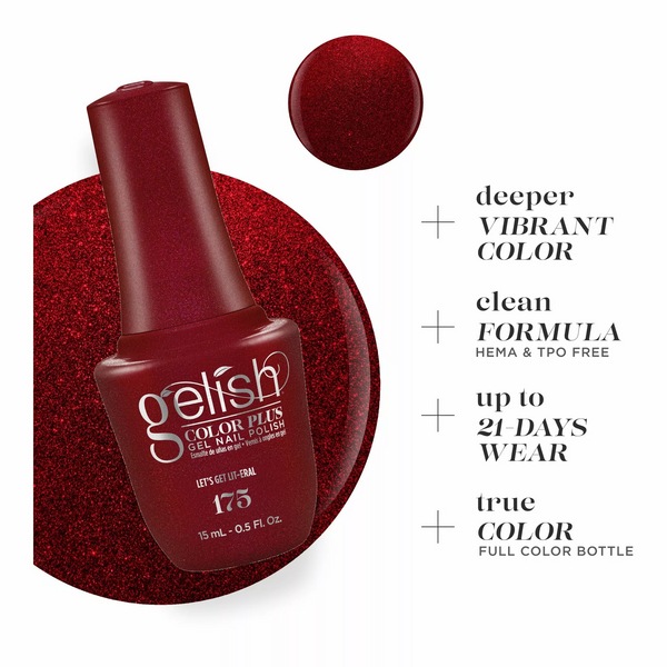 Gelish Gel Color Plus - Let's Get Lit-eral 0.5 oz