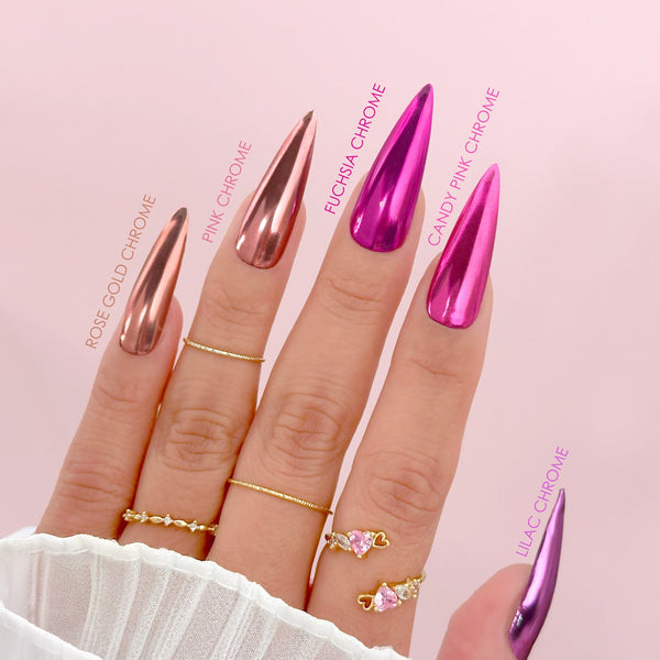 Daily Charme - Mirror Candy Pink Chrome Powder