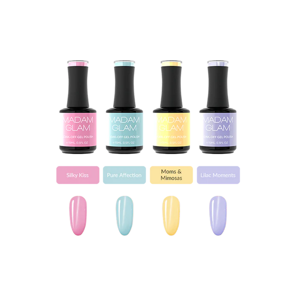 Madam Glam - Gel Polish - Blossom Glow Satin Bundle
