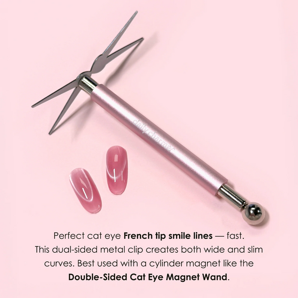 Daily Charme - Magnetic Cat Eye French Line Metal Chip