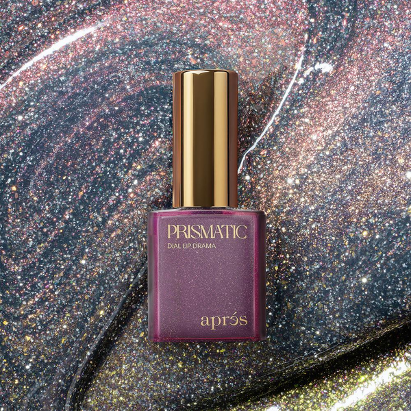Apres - Gel Couleur - Magnetic Flash Glitter - Dial Up Drama