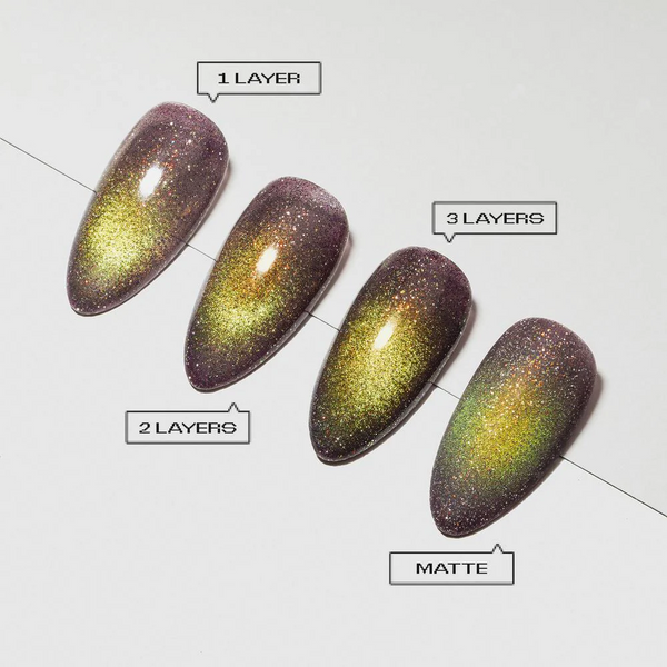 Apres - Gel Couleur - Magnetic Flash Glitter - Matrix Glow