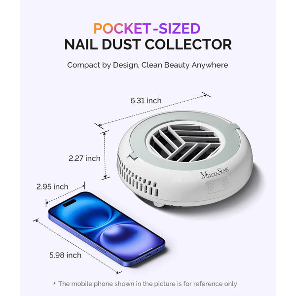 MelodySusie - HProA Nail Dust Collector - White