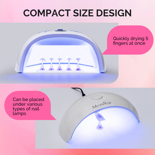 MelodySusie - 2 Sets Acrylic Magnetic Nail Stand
