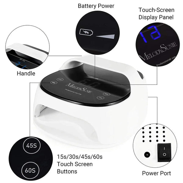 MelodySusie - Eos 5 (Spro27I/Spro24Tr) Rechargeable Led/Uv Nail Lamp