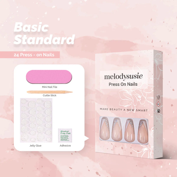 MelodySusie - Romance Acrylic Press On Nails Kits