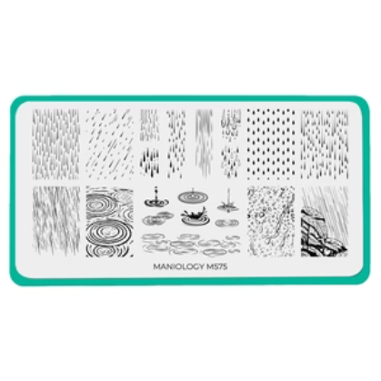 Maniology - Stamping Plate - Misty Mornings (M575)