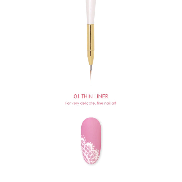 Daily Charme - Nail Art Brush - 01 Thin Liner