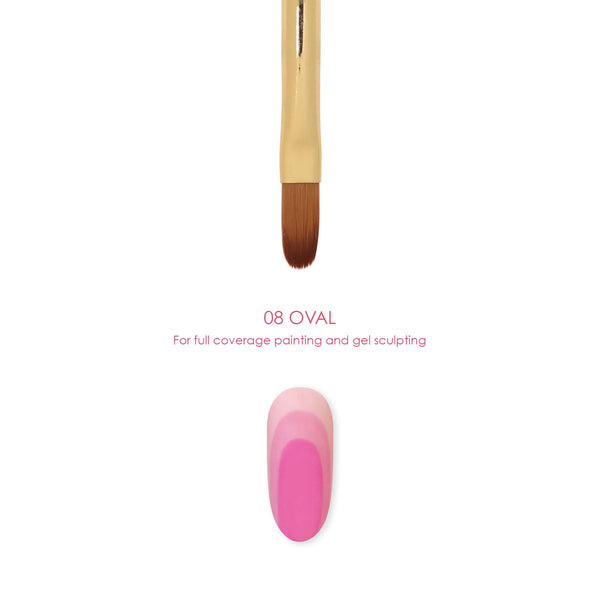 Daily Charme - Nail Art Brush - 08 Oval