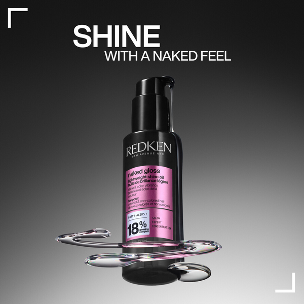 Redken - Naked Gloss Lightweight Shine Oil – 100ml / 3.4 oz