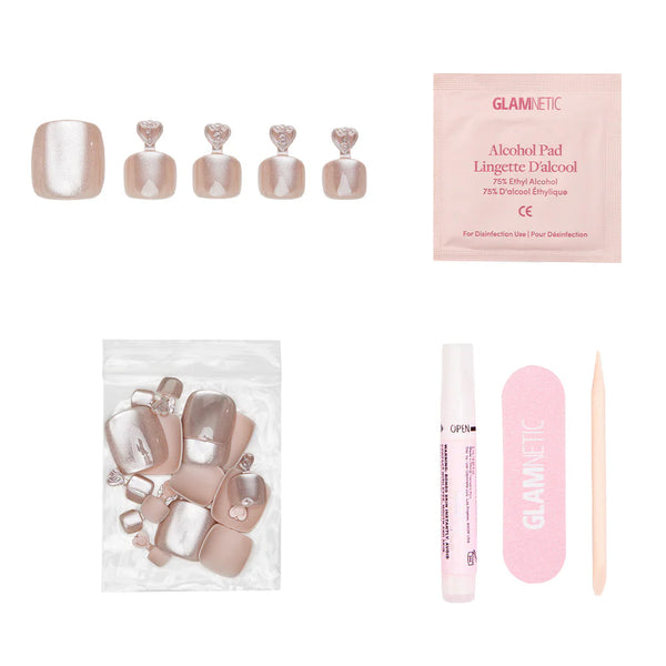 Glamnetic - Press On - Pure Intentions Toenail