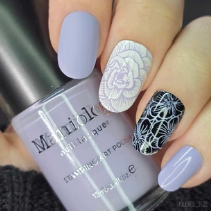 Maniology - Stamping Nail Polish - Fresh Start: Radiate (B546) - Purple Cream