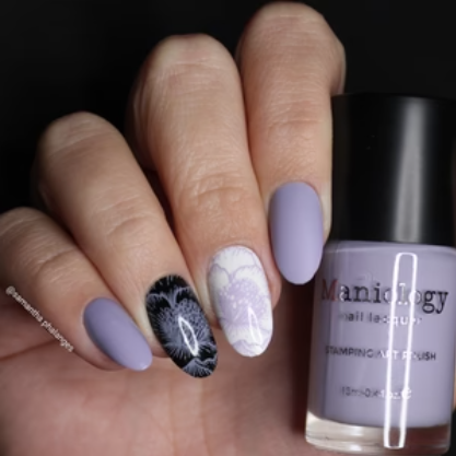 Maniology - Stamping Nail Polish - Fresh Start: Radiate (B546) - Purple Cream