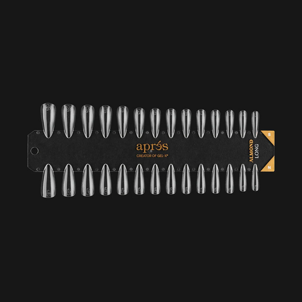 Apres - Gel-X Tip Swatch: Natural/Sculpted Almond Long
