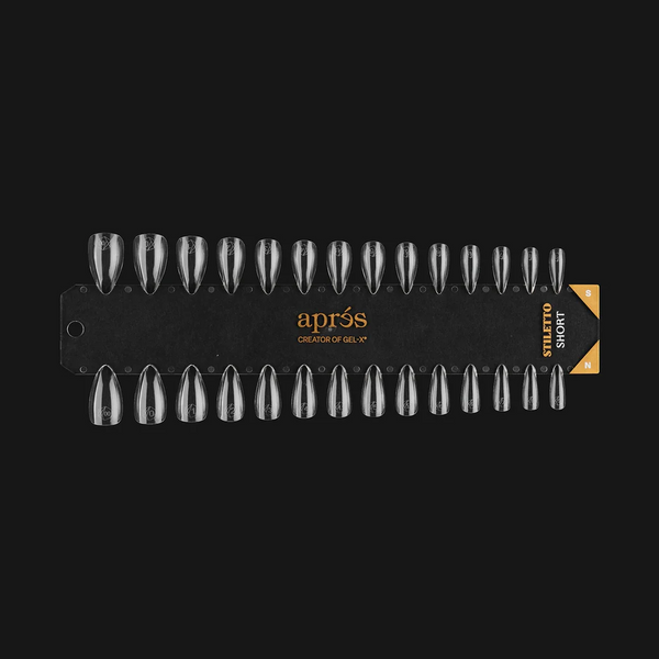 Apres - Gel-X Tip Swatch: Natural/Sculpted Stiletto Short
