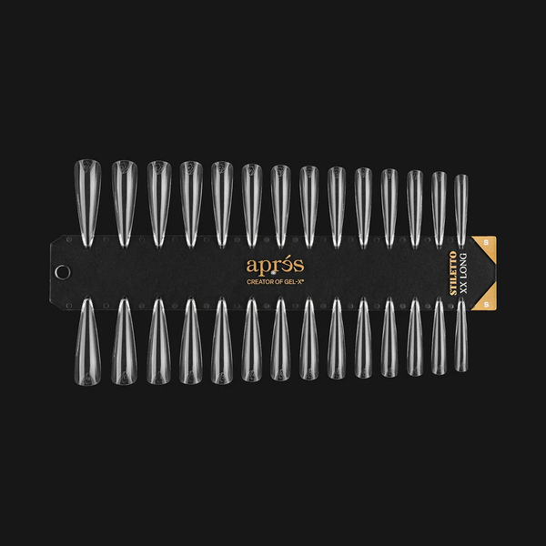 Apres - Gel-X Tip Swatch: Natural/Sculpted Stiletto Xx Long