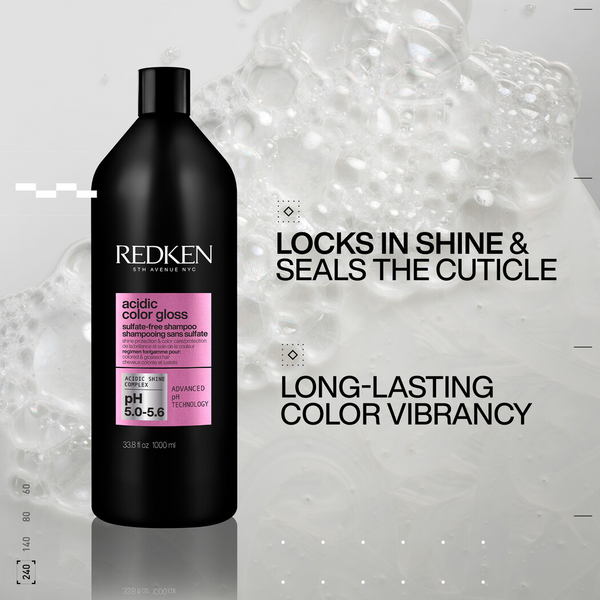 Redken - Acidic Color Gloss Sulfate-Free Shampoo – 1L / 33.8 oz
