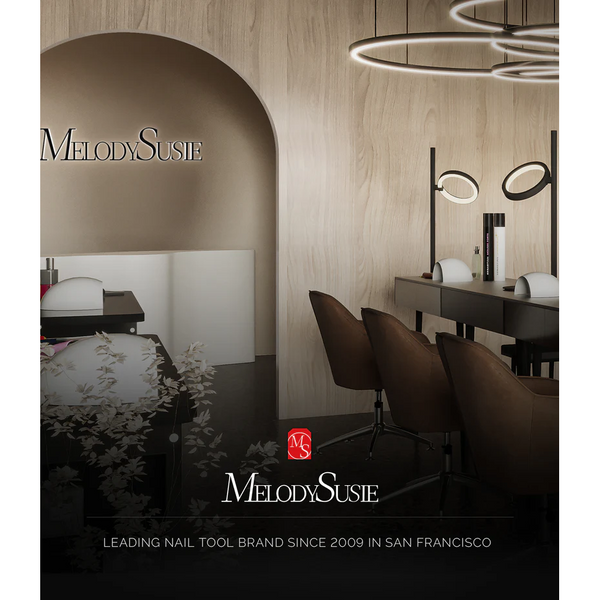 MelodySusie - SC330G Clip-On Rechargeable 2-in-1 Nail Drill with Built-In Stand 30,000RPM - Pink