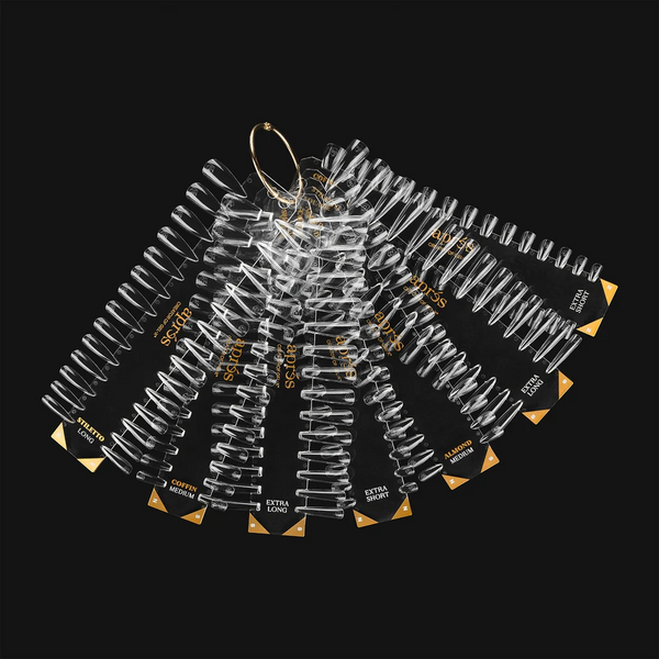 Apres - Gel-X Tip Swatch: Natural/Sculpted Stiletto Medium