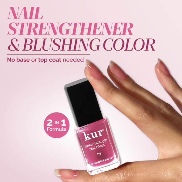 Londontown - Lakur Enhanced Colour - Sheer Strength Nail Blush - Hibiscus 0.4 oz
