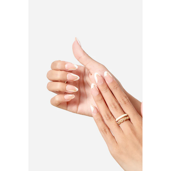 Never Have I Ever - Simple But Make It A Statement - Short Almond Press-On Nails