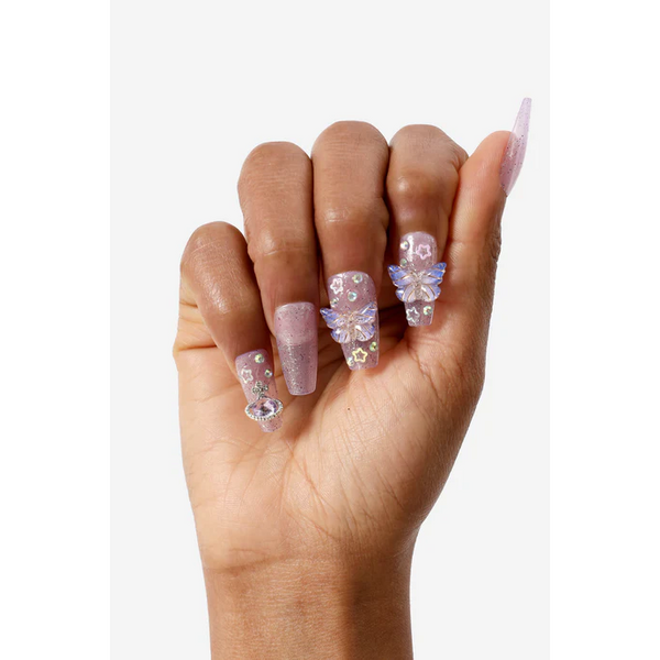 Never Have I Ever - Solar Star - Coffin Press-On Nails