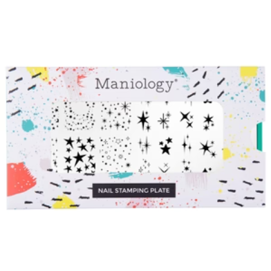 Maniology - Stamping Plate - Star Showers (M586)