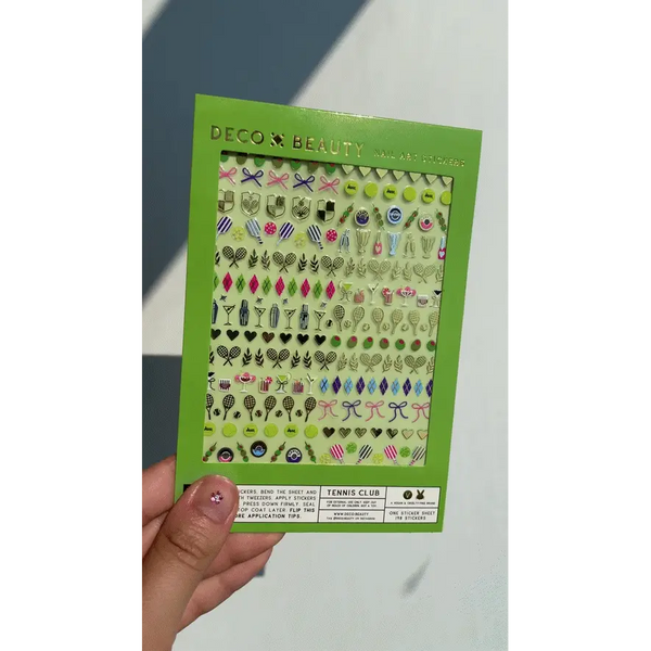 Deco Beauty - Nail Art Stickers - Tennis Club