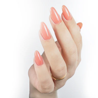 Kiara Sky - Gel Polish - Tinted Rubber Top Coat - Coral Silk 0.5 oz - #TNT05