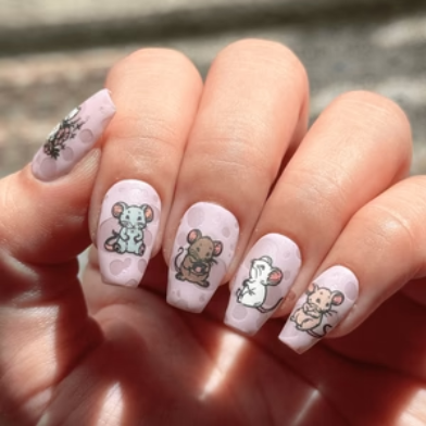 Maniology - Stamping Plate - Tiny Whiskers (M581)