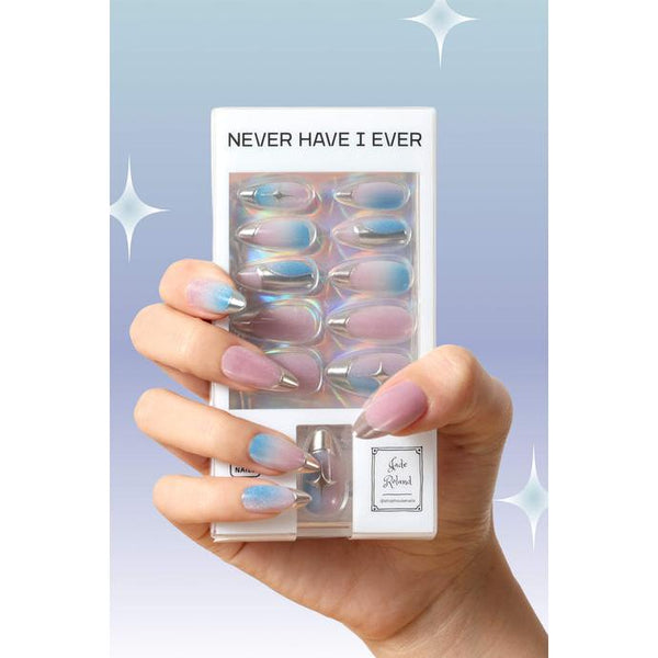 Never Have I Ever - Titanium Jelly - Press-On Nail By Jade Roland