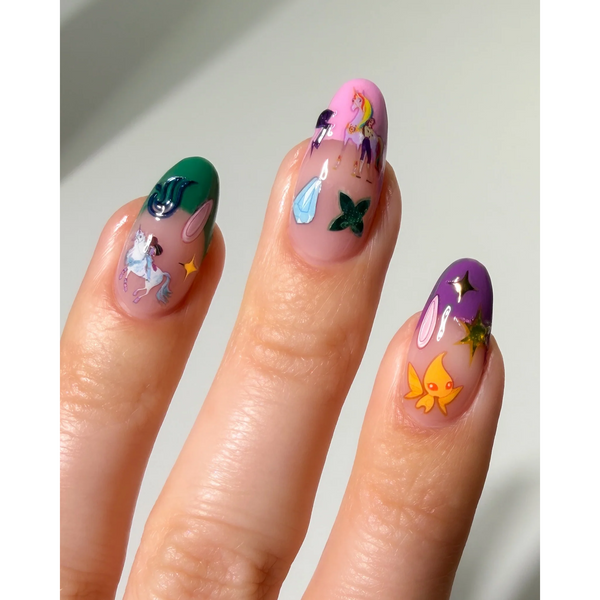 Deco Beauty - Nail Art Stickers - Unicorn Academia - Bejeweled Besties