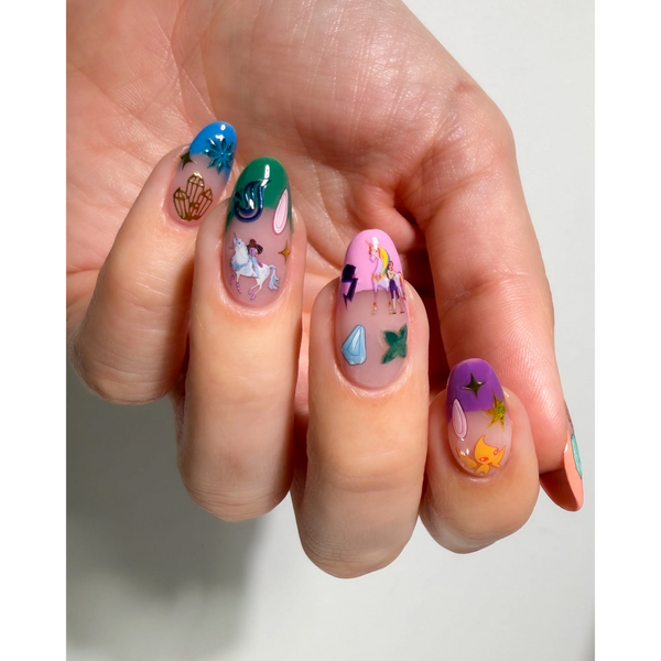 Deco Beauty - Nail Art Stickers - Unicorn Academia - Bejeweled Besties