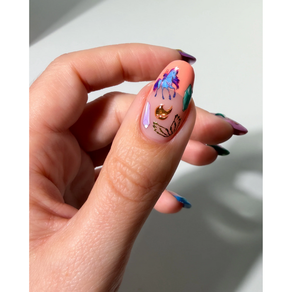 Deco Beauty - Nail Art Stickers - Unicorn Academia - Bejeweled Besties
