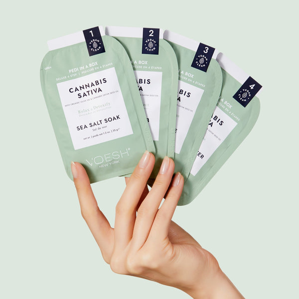 Voesh - Pedi in a Box Deluxe 4 Step - Hemp Relax