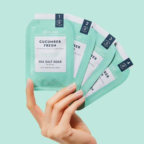 Voesh - Pedi in a Box Deluxe 4 Step - Cucumber Fresh