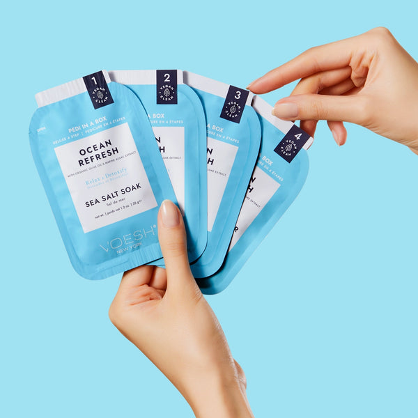 Voesh - Pedi in a Box Deluxe 4 Step - Fresh Trio