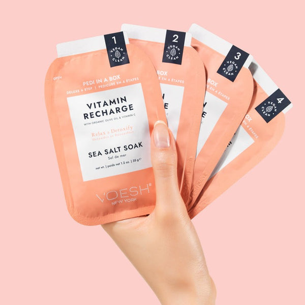Voesh - Pedi in a Box Deluxe 4 Step - Vitamin Recharge