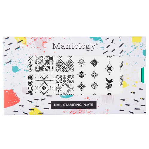 Maniology - Stamping Plate - Villa Mosaic #M696