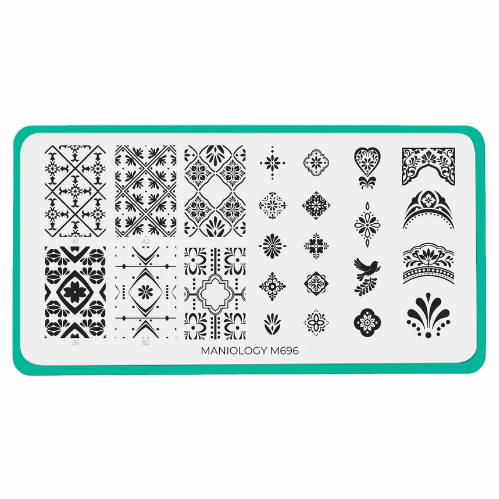 Maniology - Stamping Plate - Villa Mosaic #M696