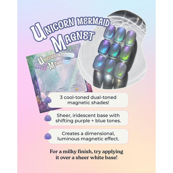 Kokoist - Unicorn Mermaid Magnet - Green Atlantis - #UMM-03
