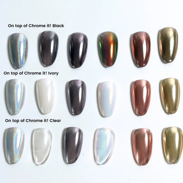 Nail Thoughts Color Gel - Chrome It - Ivory Gel - #NTT-CI