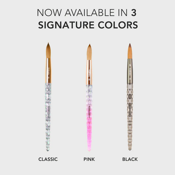 Kiara Sky Tools - Acrylic Brush Size 8 - Pink