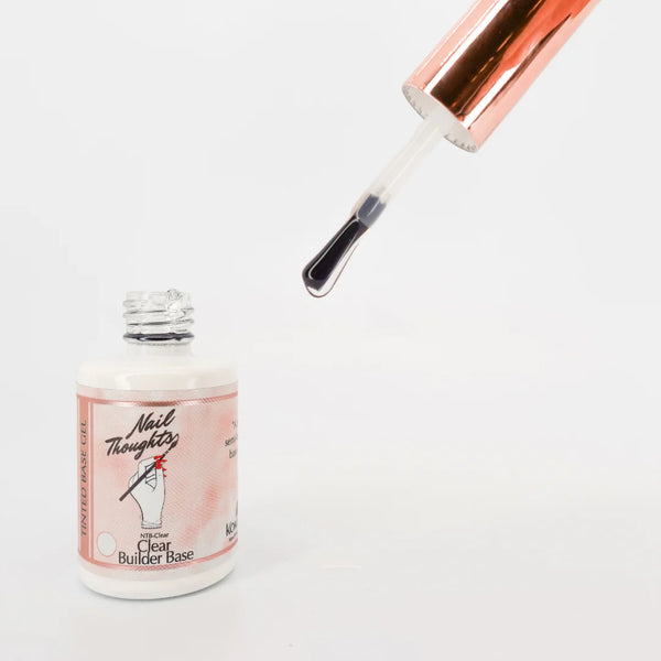 Nail Thoughts Tinted Base Gel - Clear Builder Base - #NTB CLEAR
