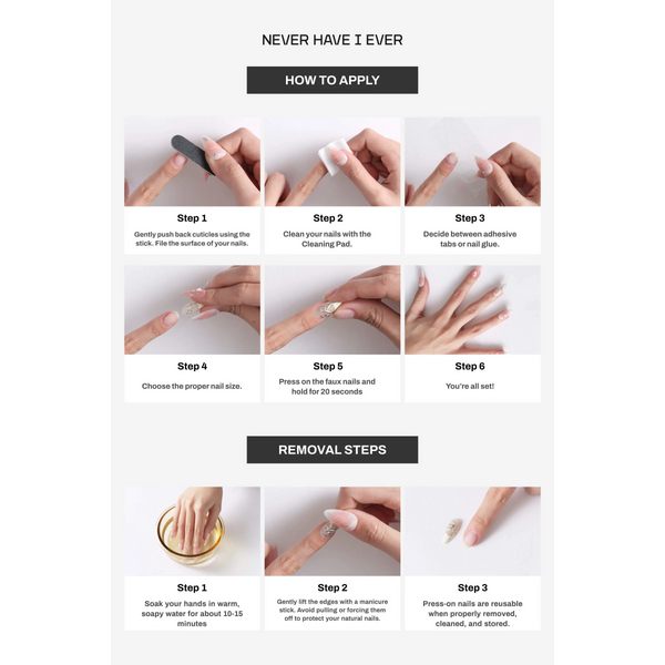 Never Have I Ever - Baby Pink Bows - Press-On Nails